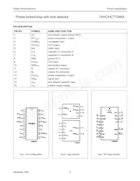 74HC7046AD/AUJ Datasheet Pagina 5