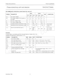 74HC7046AD/AUJ Datasheet Pagina 9