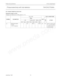 74HC7046AD/AUJ Datasheet Pagina 10