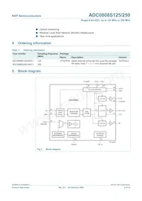 ADC0808S250HW/C1:1 Datenblatt Seite 2