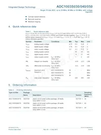 ADC1003S050TS/C1 Datasheet Pagina 2