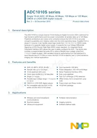 ADC1010S080HN/C1 Datasheet Copertura