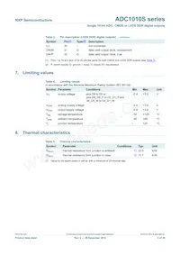 ADC1010S080HN/C1 Datasheet Pagina 5