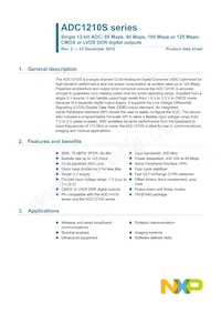 ADC1210S125HN/C1:5 Datasheet Copertura