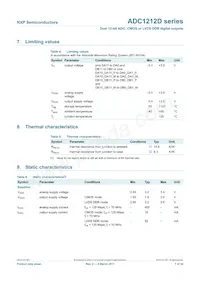 ADC1212D065HN/C1/5 Datasheet Pagina 7