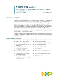 ADC1213D125HN/C1 Datasheet Copertura