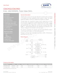 CDK3403CTQ48X Datasheet Copertura