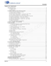 CS4350-CNZ Datasheet Pagina 3