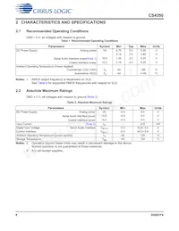 CS4350-CNZ數據表 頁面 8