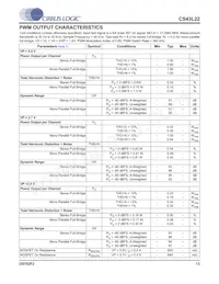 CS43L22-CNZR數據表 頁面 13