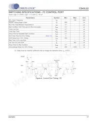 CS43L22-CNZR數據表 頁面 17