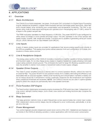 CS43L22-CNZR數據表 頁面 20