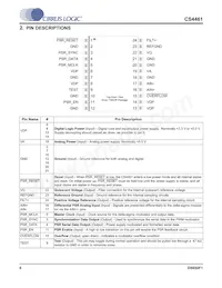 CS4461-CZZR Datasheet Page 6