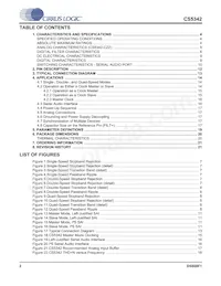 CS5342-CZZR Datasheet Page 2