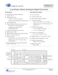 CS53L21-DNZ Datasheet Copertura