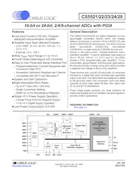 CS5528-ASZR Datenblatt Cover