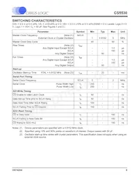 CS5530-CSZ Datenblatt Seite 9