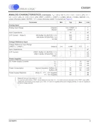 CS5581-ISZR Datenblatt Seite 5