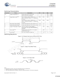 CY22381SXI-190T Datenblatt Seite 5