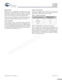 CY2545FCT Datasheet Pagina 5