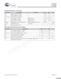 CY2545FCT Datasheet Pagina 9