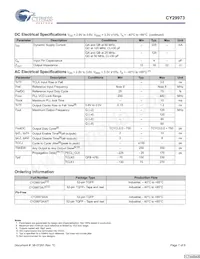 CY29973AXIT Datenblatt Seite 7