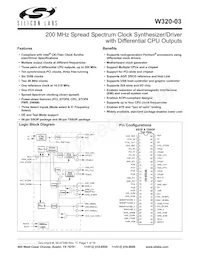 CYW320OXC-3T數據表 封面