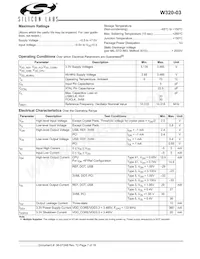 CYW320OXC-3T數據表 頁面 7