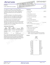 HI5805BIBZ Datasheet Copertura