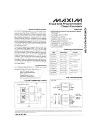 ICM7242IJA Datasheet Cover