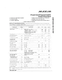 ICM7242IJA Datenblatt Seite 3