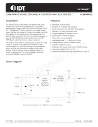 ICS670M-02T Datasheet Copertura