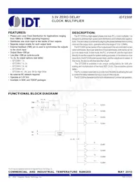 IDT2308-5HPGI8 Datasheet Cover