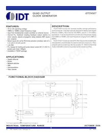 IDT5V927PGGI8 Datasheet Copertura