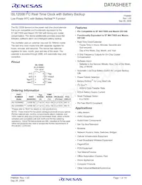 ISL12008IB8Z-T Datasheet Copertura