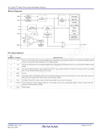 ISL12008IB8Z-T Datasheet Pagina 2