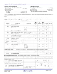 ISL12008IB8Z-T Datenblatt Seite 3