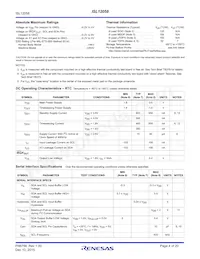 ISL12058IRUZ-T Datasheet Page 4