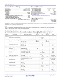 ISL26134AVZ Datasheet Page 5