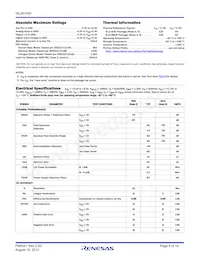 ISL267450IUZ-T Datasheet Pagina 5