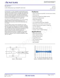 ISL267817IUZ-T Datasheet Copertura