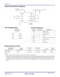 ISL267817IUZ-T Datasheet Page 2