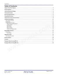 ISL267817IUZ-T Datasheet Page 3