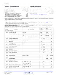 ISL267817IUZ-T Datasheet Pagina 4