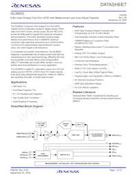 ISL98003INZ-110 Datasheet Cover