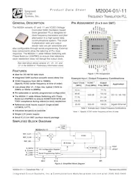 M2004-01I640.0000T Datasheet Copertura