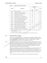 M48T59Y-70MH1F Datasheet Pagina 11