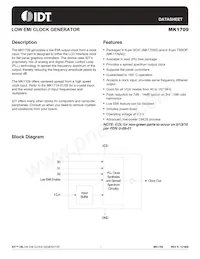 MK1709STR Datasheet Copertura