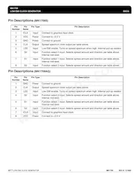 MK1709STR Datasheet Pagina 3