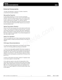 MK1709STR Datasheet Pagina 4